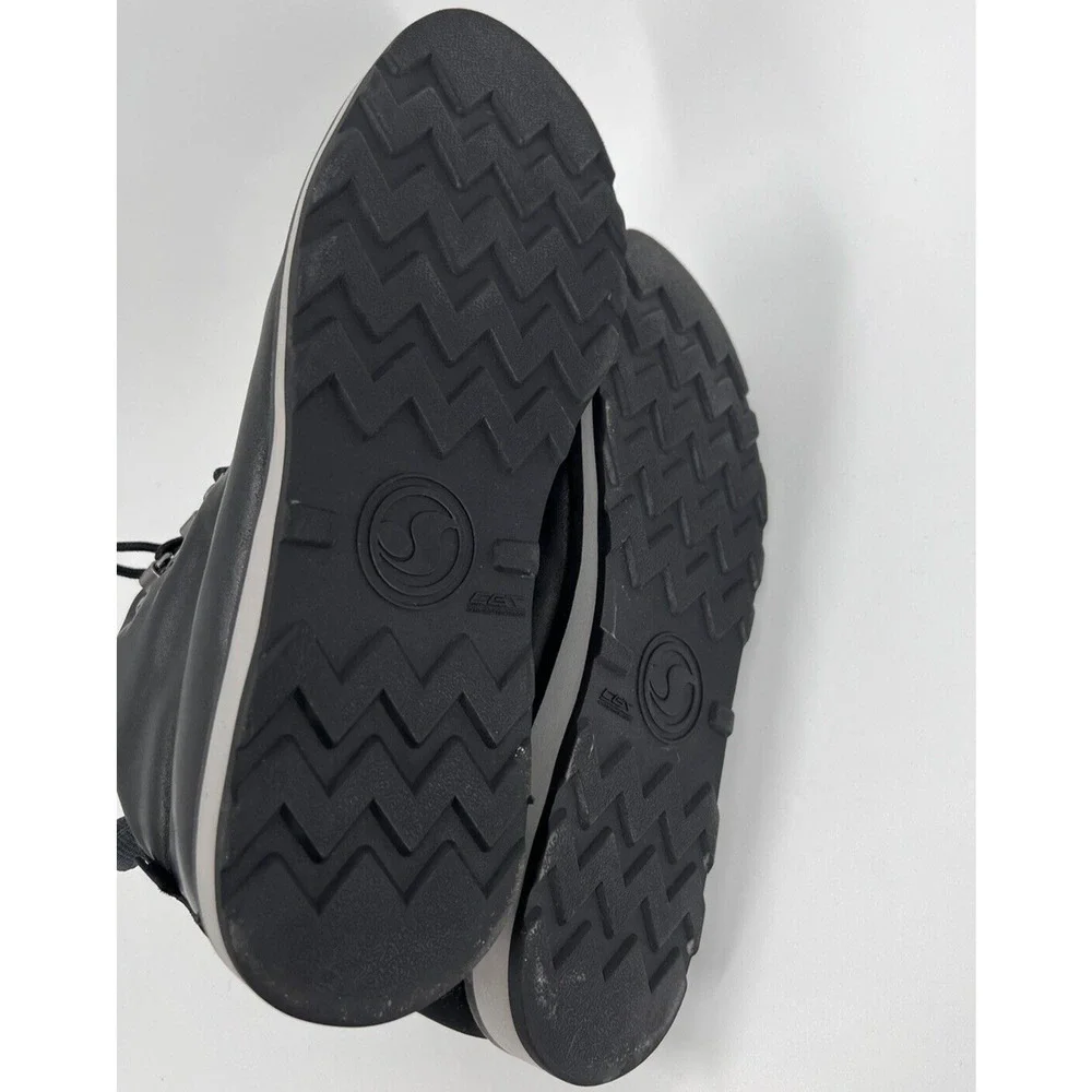 DVS Yodeler Black Leather Snow Boots BMX DC MOTO Skate Rare Men's Size 8